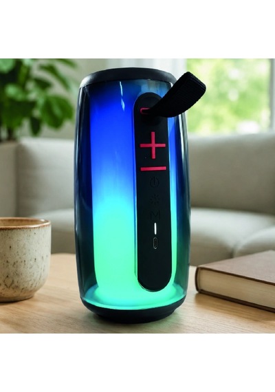 Rgb Led Işıklı Bluetooth Hoparlör Type-c Şarjlı Taşınabilir Kablosuz Speaker
