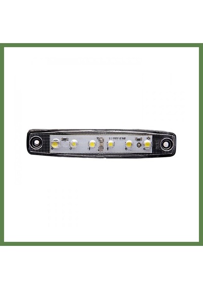 Bezos Beyaz Parmak Led Dorse Lamba 6 Ledli 12-24v Hb006