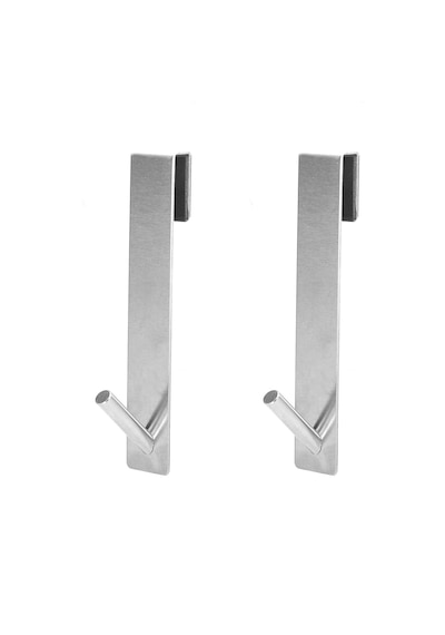 Metal Banyo Duşakabin İçin Dikey Askılık-al4836 2 Adet Gümüş