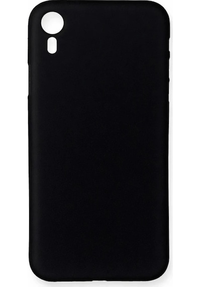 Muratech Newface Apple iPhone Uyumlu  Xr Kılıf Pp Ultra İnce Kapak - Siyah