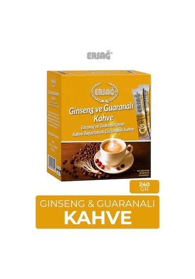 Ersağ Ginseng ve Guaranalı Kahve Karışımı 240 G