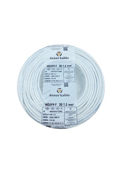 Öznur 3x1,5 Ttr 100 Mt