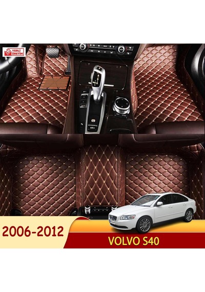 Volvo S40 2006-2012 5D Havuzlu Suni Deri Oto Paspas