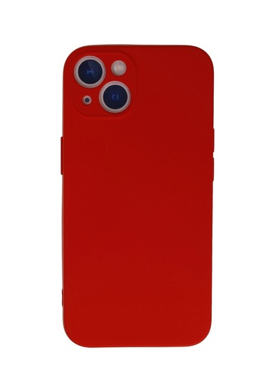Newface - 535 - iPhone Uyumlu 13 Mini Kılıf Nano İçi Kadife Silikon - Csmo-tex - - Kırmızı