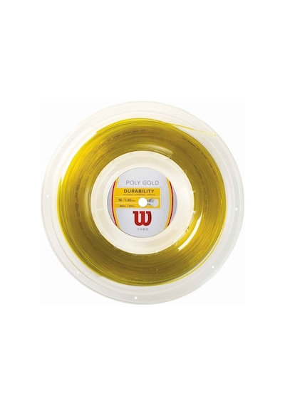 Wilson Poly Gold 1.30 MM Rulo Raket Kordajı 200 Metre Altın Sarı