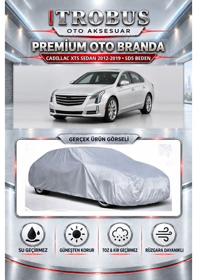 Cadillac Xts Sedan 2012-2019 Uyumlu Premium Araba Brandası Oto Branda Sd5 Beden