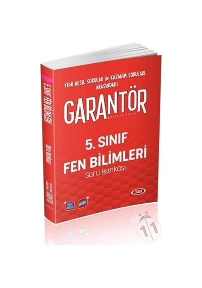 2020 Garantör 5. Sınıf Fen Bilimleri Soru Bankası - Kolektif