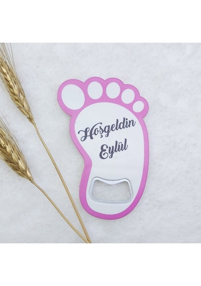 Ayak Açacak Magnet 11x8 Cm Uv Kız Bebek Magnetleri Bebek 30 Adet