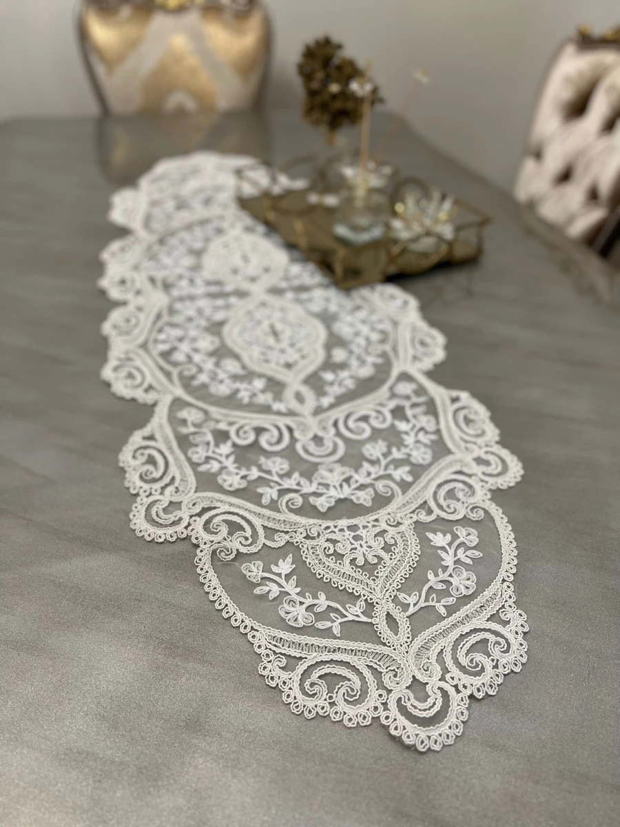 Narin Süzene Runner 40x140 Cm Krem