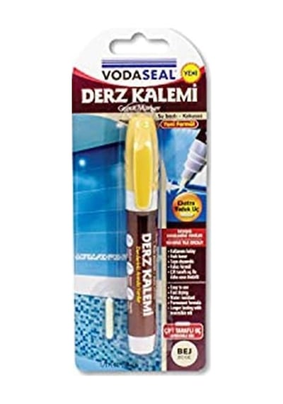 Derz Kalemi Tekli Bej