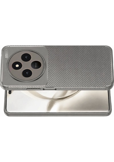 Newface Tecno Spark 30 Kılıf Auto Focus Karbon Kapak - Gri gri