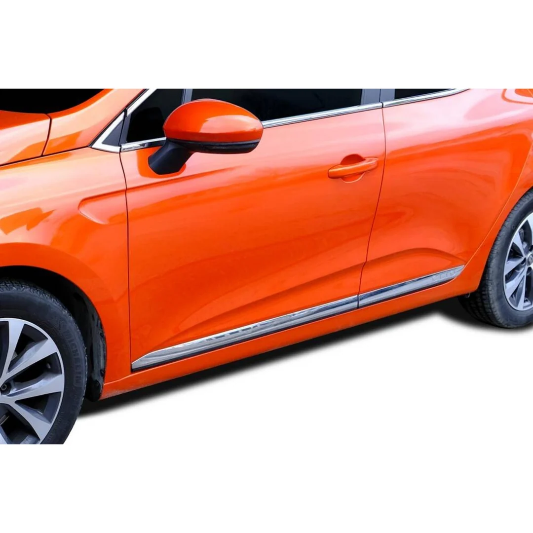 Renault Clio 5 Yan Kapı Çıtası - Krom 4 Parça 2019-2022 Arası, Hb