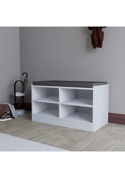 Lucas Ayakkabılık/bench Minder Dahil Beyaz Lucas Ayakkabılık/bench Minder Dahil Beyaz