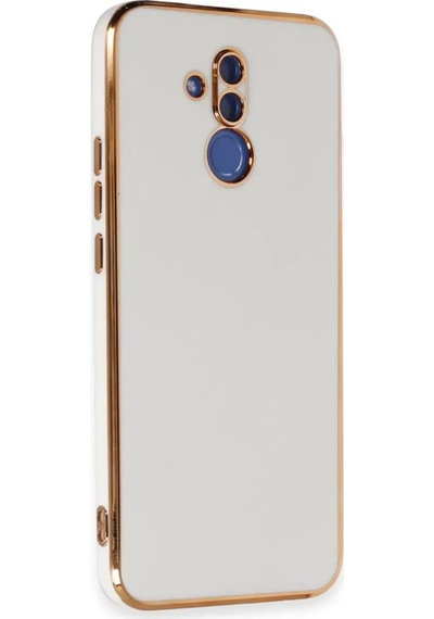 Newface Huawei Mate 20 Lite Kılıf Volet Silikon - Beyaz