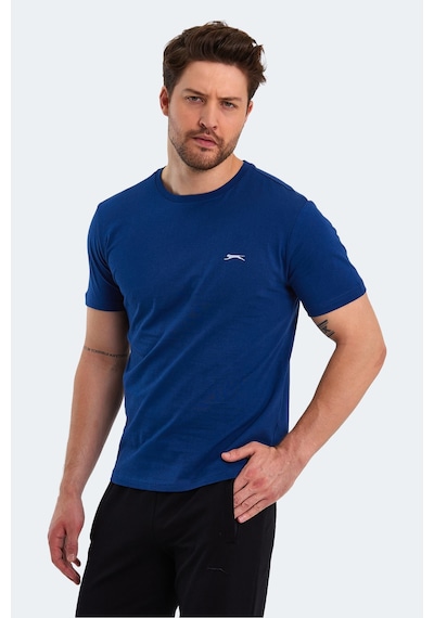 Slazenger Paınt I Erkek Baskılı Indigo Tişört Indigo