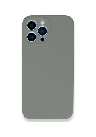 Apple iPhone Uyumlu,  13 Pro Max Kılıf Lansman Legant Silikon - Gri