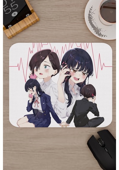 Boku No Kokoro No Yabai Yatsu Anime V5 - 22x18 Gaming Kauçuk Kaymaz Taban Mouse Pad Fare Altlığı