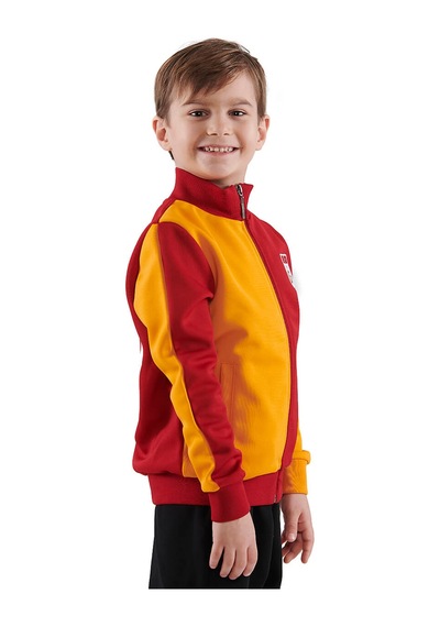 Gsstore Galatasaray Metin Oktay Çocuk Ceket C88102 Sarı - Kırmızı