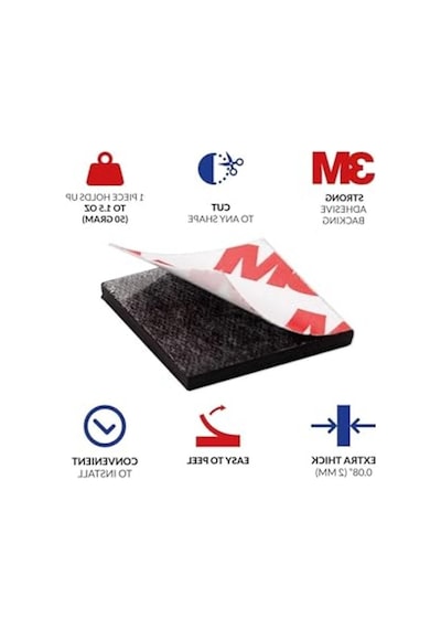 Yapışkanlı Etiket Magnet Tabaka, 30 Parça 3x3 Cm