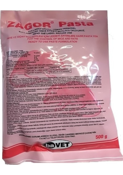 Bavet Zagor Pasta Fare Zehiri 500 G