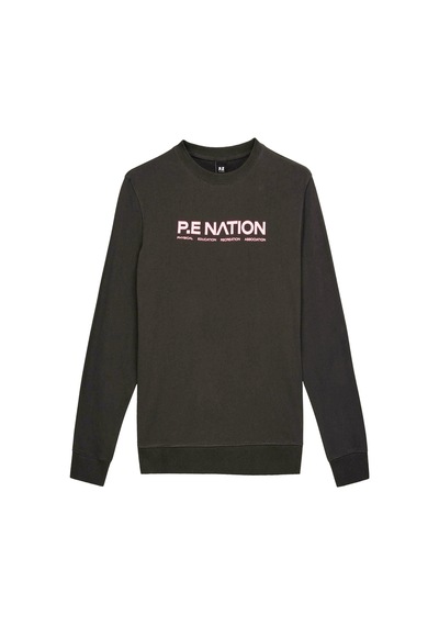 P.e Nation Şık Ve Rahat Sweatshirt Gri Melanj