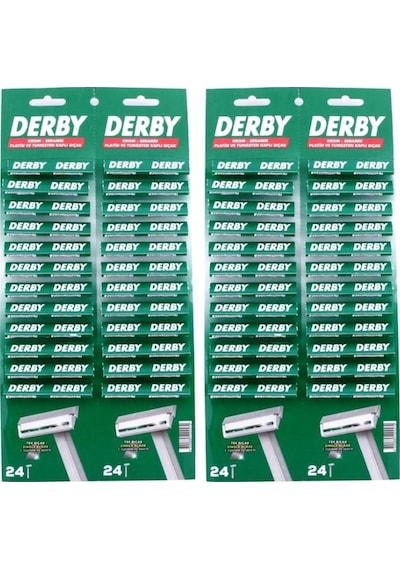 Derby Kullan-At Tıraş Bıçağı Kartela 4 x 24'lü