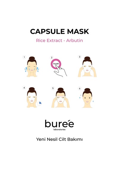 Kapsül Maske Rice Extract + Arbutin Capsul Mask