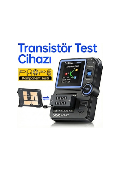 Lcr-p1 Çok Fonksiyonlu Transistör Test Cihazı
