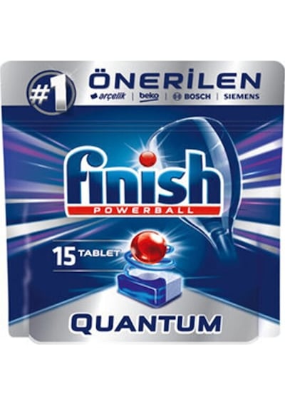 Finish Bulaşık Makinesi Deterjanı Quantum Tablet 15'li