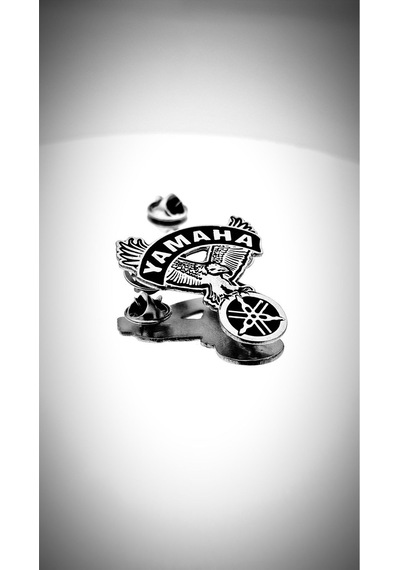 Yörük Tasarım Kartal Yamaha Motorcu Rozeti Gümüş