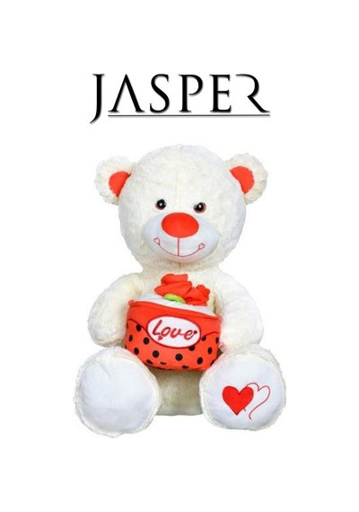 Jasper Toys Oyun Arkadaşım 55 Cm Çiçekli Peluş Ayı