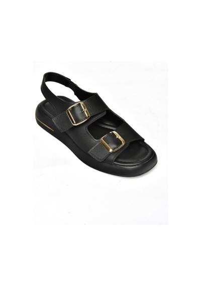 Fox Shoes S518108309 Siyah Kadın Sandalet Siyah
