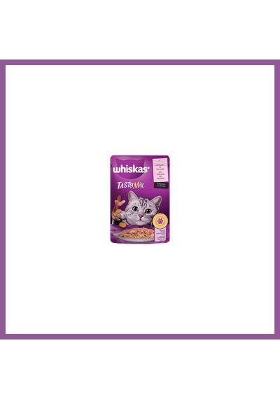 Whiskas Pouch Tastymix Sos İçinde Somonlu Ve Havuçlu Yetişkin Kedi Konservesi 85 Gr Rengaren