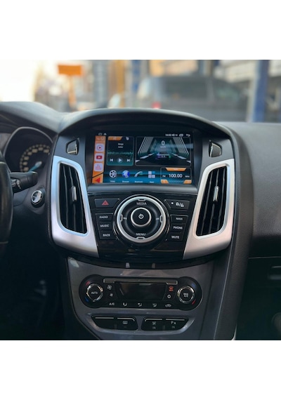 Ford Focus 3-4 Araç Multimedya Android Ekran Carplay Double Teyp 4+64 9" 11-19 Tuşlu Black Cadence