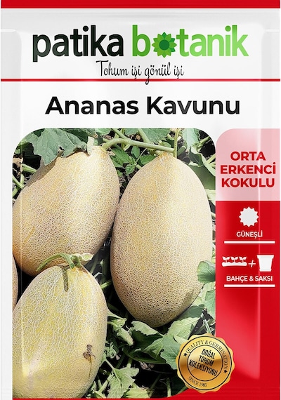 Patika Botanik 100 Adet Ananas Kavun Tohumu