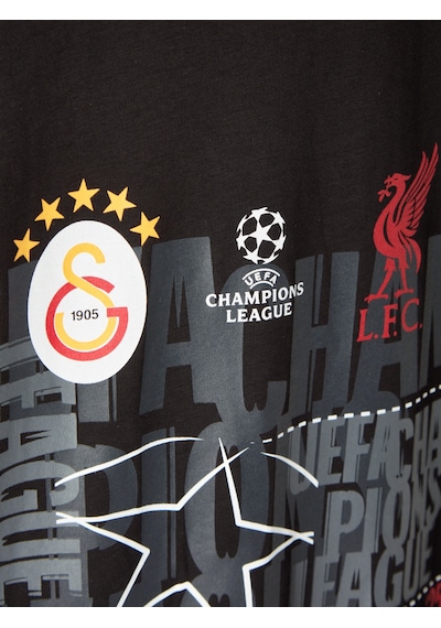 Gsstore Galatasaray Liverpool T-shirt E252252 Siyah