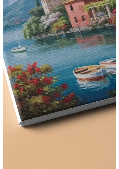 Webstyle Sayılarla Boyama Seti Kasnaklı Sakin Kıyı 50 X 65 Cm