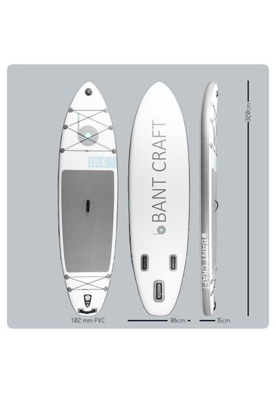 Bant Craft Exp10.6 Paddle Board 320x86x15- Sup Board - Şişme Kürek Sörfü Seti