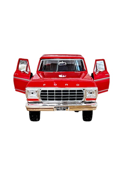 1978 Ford Bronco Hard Top 1:24 Ölçek Die-cast Metal Model Araba - Kırmızı/beyaz - Motor Max Çok Renkli