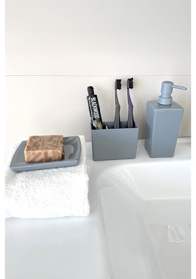 Biga Banyo Seti-gri Çok Renkli
