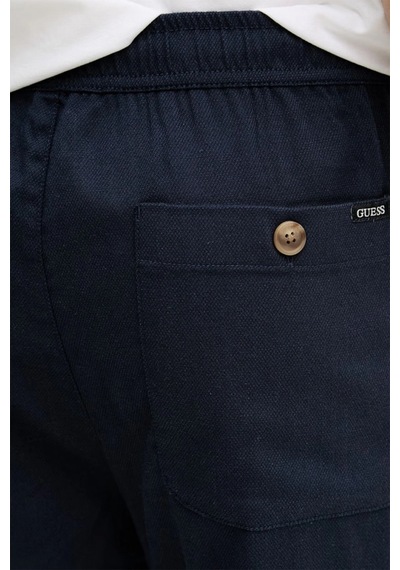 Guess Paolo Relaxed Fit Lacivert Pantolon M6gb15w2024-g7v2