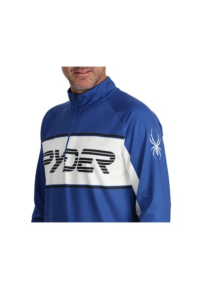 Spyder Paramount 12 Zip Erkek Mavi İçlik Üst Z4