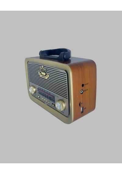 Astraltech Bluetooth Radyo Ahşap Eskitme Tasarım Fm Am Sw