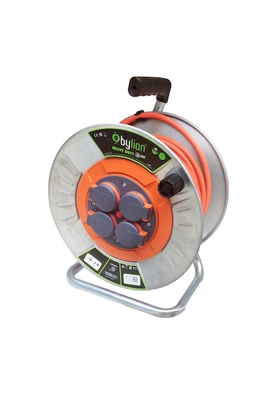 Bylion Mmp-30325-f 3x2.5 Ttr 30m Metal Kablo Makarası