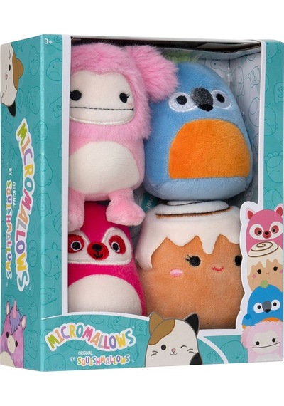 Squishmallows Micromallows 4'lü Figür Paketi Mm0006 Çok Renkli