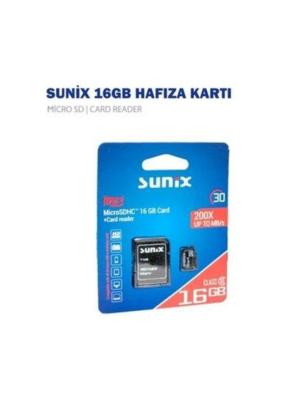 Sunix 16Gb Micro Sd Hafıza Kartı