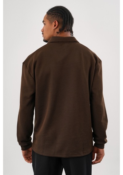 Redline Ease Oversize Sweatshirt Kahve