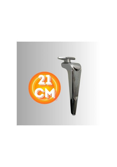 21 Cm Metal Klas Koltuk Ayağı Mobilya Ayağı Ünite Ayağı Konsol Ayağı Puf Berjer Ayağı Krom