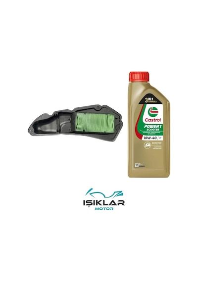 Honda Pcx 21 24 Castrol Yağ Ve Hava Filtre Bakım Seti Bs0012