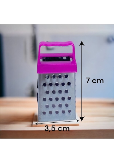 Magnetli Metal Mini Sarımsak Rendesi- Fuşya Belirtilmemiş Diğer